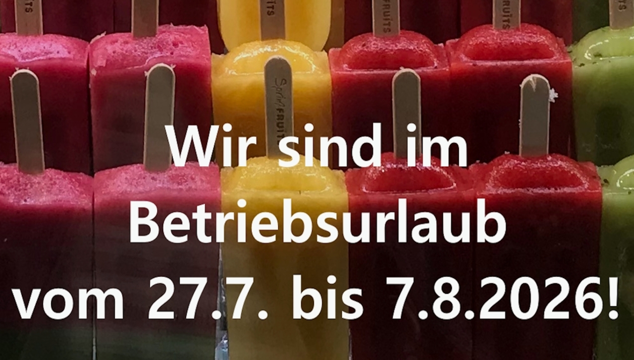 Betriebsurlaub 2026